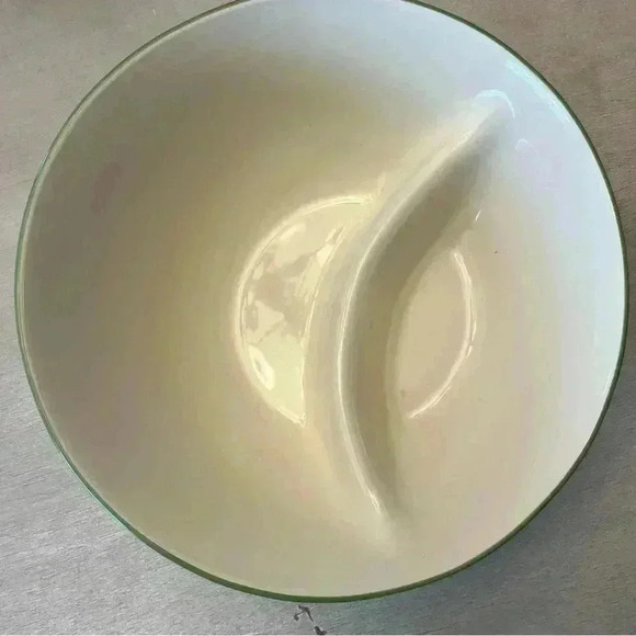 Lenox Holiday Divided Angle Christmas Bowl - Picture 3 of 3